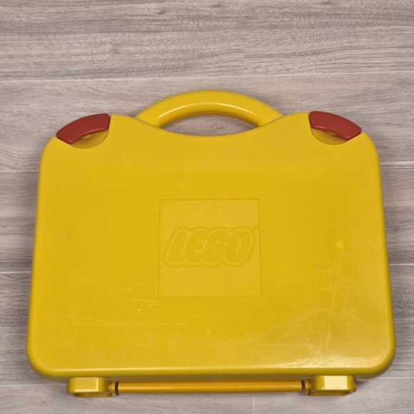 Lego Travel Cases Lot of 2 Storage Container Plastic Case Carry Bin w/ Dividers - Picture 2 of 7